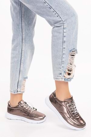 Gondol Içi Dışı Hakiki Deri Faylon Taban Hafif Spor Ayakkabı es.110 - Antrasit - 36