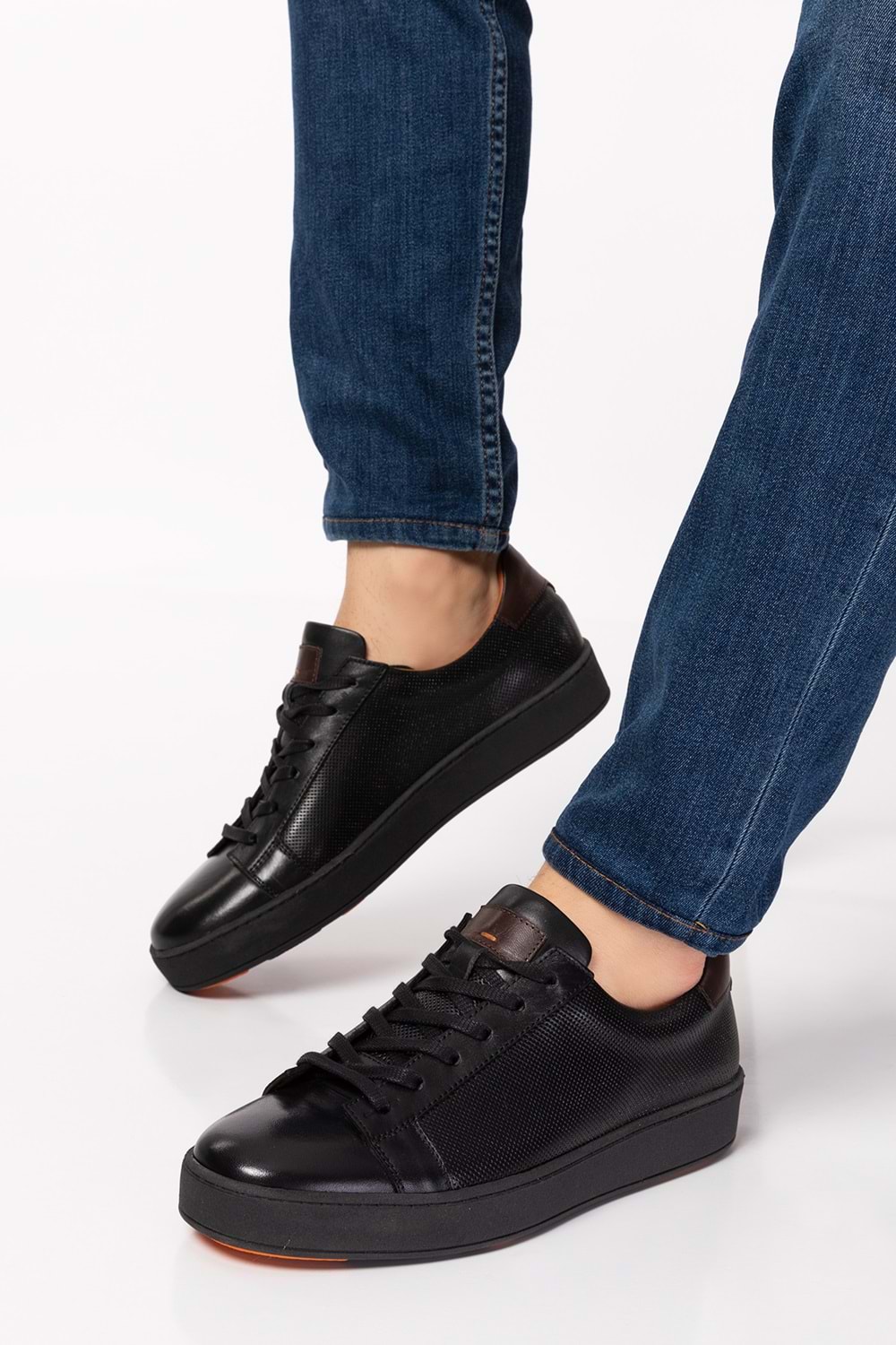 Gondol Içi Dışı Hakiki Deri Anatomik Taban Günlük Ayakkabı ny.836 - Siyah - 44