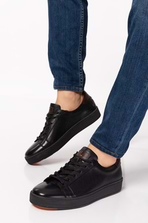 Gondol Içi Dışı Hakiki Deri Anatomik Taban Günlük Ayakkabı ny.836 - Siyah - 44