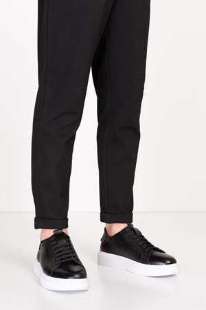 Gondol Içi Dışı Hakiki Deri Günlük Rahat Ayakkabı mals.352 - Siyah B.T. - 39