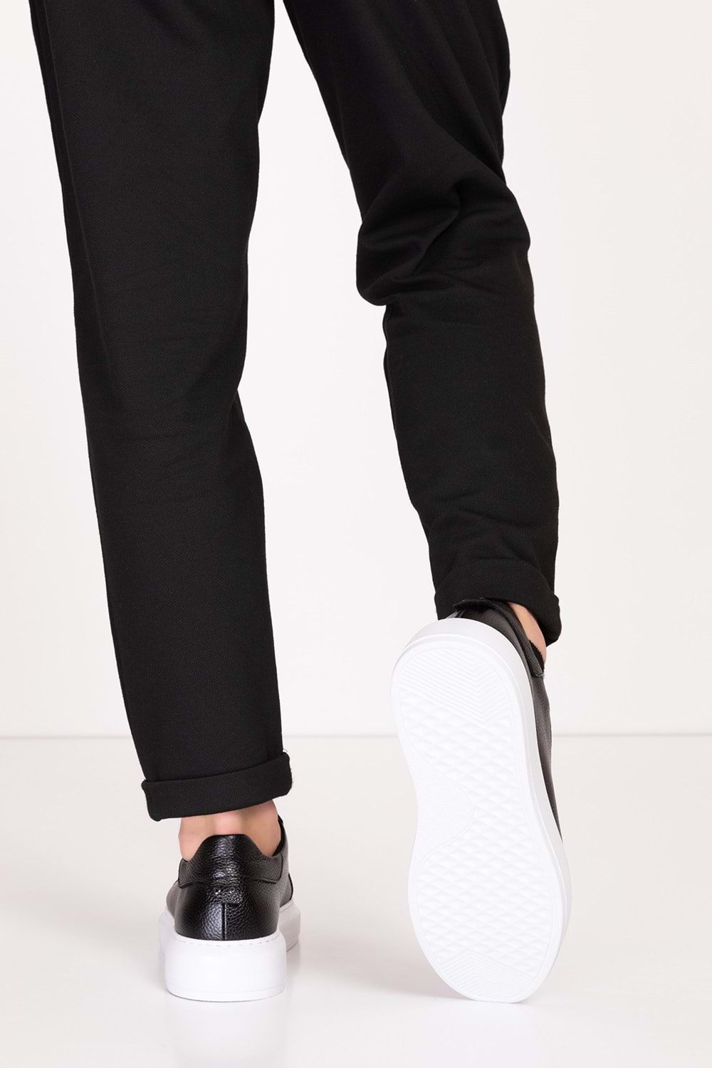 Gondol Içi Dışı Hakiki Deri Günlük Rahat Ayakkabı mals.352 - Siyah B.T. - 39