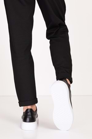 Gondol Içi Dışı Hakiki Deri Günlük Rahat Ayakkabı mals.352 - Siyah B.T. - 39