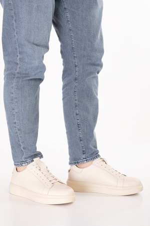 Gondol Içi Dışı Hakiki Deri Günlük Rahat Ayakkabı mals.352 - Bej - 39