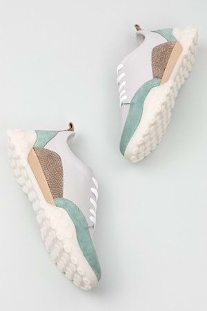 Gondol Hakiki Deri Kalın Rahat Günlük Spor Ayakkabı yt.2403 - Gri - 36