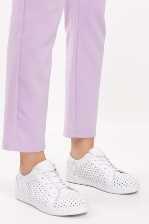 Gondol Kadın Hakiki Deri Günlük Rahat Ayakkabı gnd.108 - Beyaz - 40