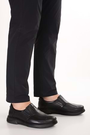 Gondol Erkek Hakiki Deri Kemik Çıkıntısına Özel Ayakkabı af.2090 - Siyah - 41