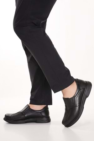 Gondol Erkek Hakiki Deri Kemik Çıkıntısına Özel Ayakkabı af.2090 - Siyah - 41