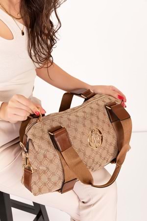 Gondol Şık Seyahat El Çantası gp.1440 - Buz Gri