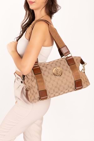 Gondol Şık Seyahat El Çantası gp.1440 - Buz Gri