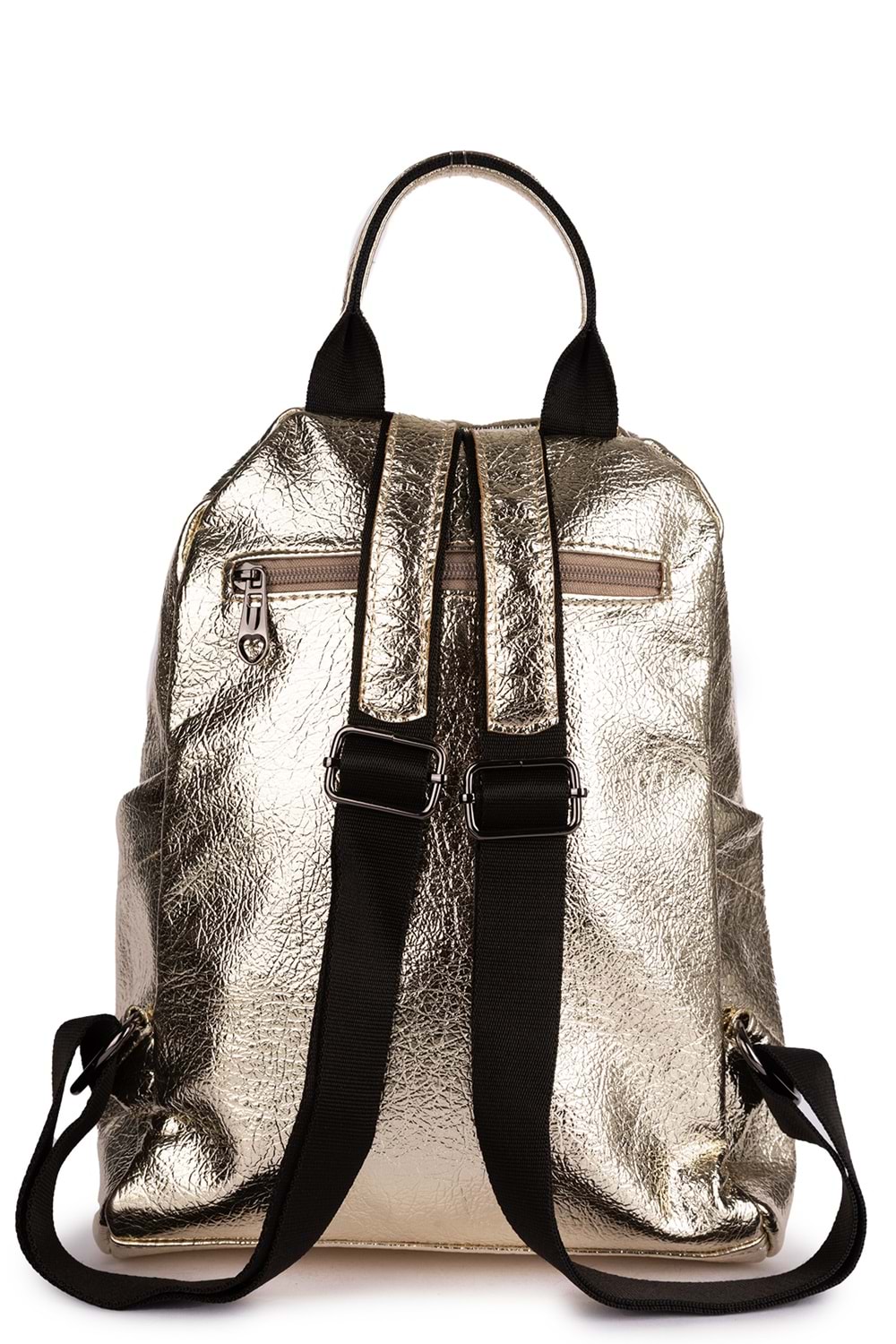 Gondol Kadın Taş Detaylı Günlük Sırt Çantası ald.8001 - Gold
