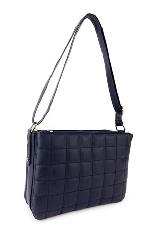 Gondol Kadın Kapitone Günlük Şık Çanta ald.4550 - Lacivert