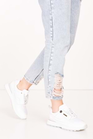 Gondol Kadın Içi Dışı Hakiki Deri Günlük Rahat Ayakkabı tnl.1001 - Beyaz - 38