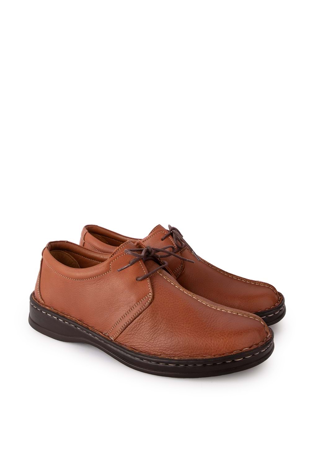 Gondol Erkek Hakiki Deri Günlük Klasik Ayakkabı kml.2026 - Taba - 41