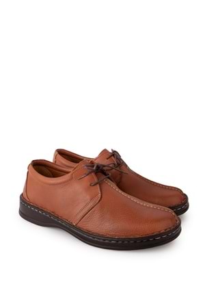 Gondol Erkek Hakiki Deri Günlük Klasik Ayakkabı kml.2026 - Taba - 41