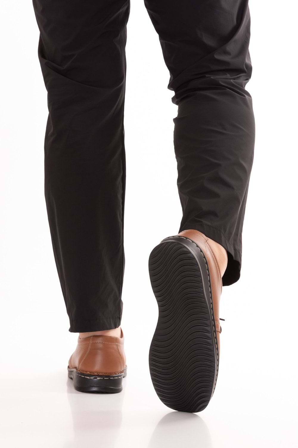 Gondol Erkek Hakiki Deri Günlük Klasik Ayakkabı kml.2026 - Taba - 41