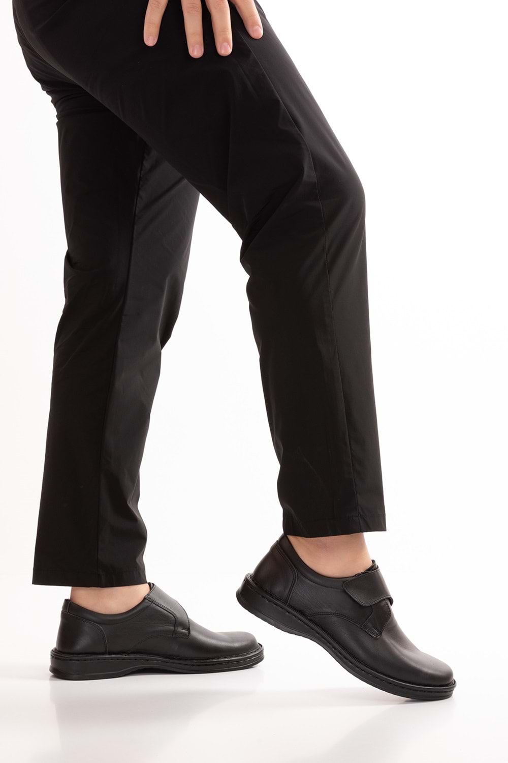 Gondol Erkek Hakiki Deri Günlük Klasik Ayakkabı kml.2029 - Siyah - 42