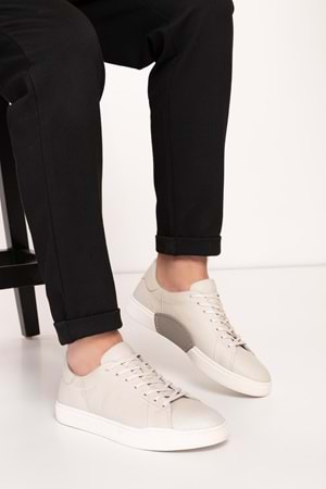 Gondol Erkek Içi Dışı Hakiki Deri Günlük Rahat Ayakkabı tnl.7080 - Gri - 41