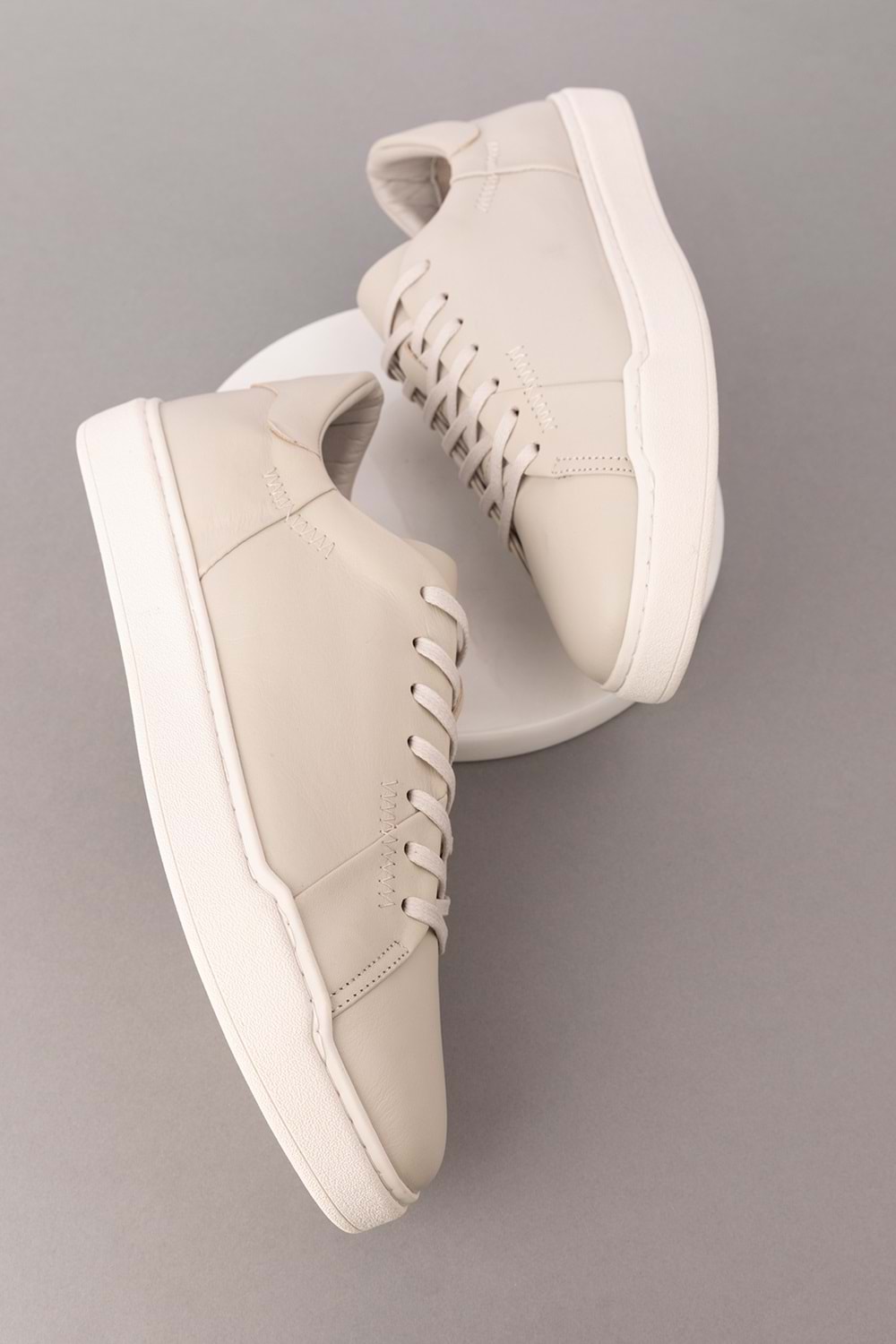 Gondol Erkek Içi Dışı Hakiki Deri Günlük Rahat Ayakkabı tnl.7080 - Gri - 41