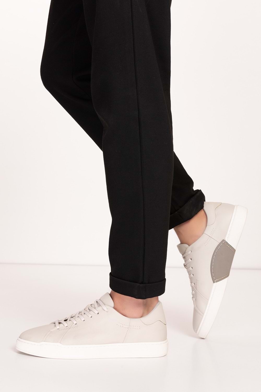 Gondol Erkek Içi Dışı Hakiki Deri Günlük Rahat Ayakkabı tnl.7080 - Gri - 41