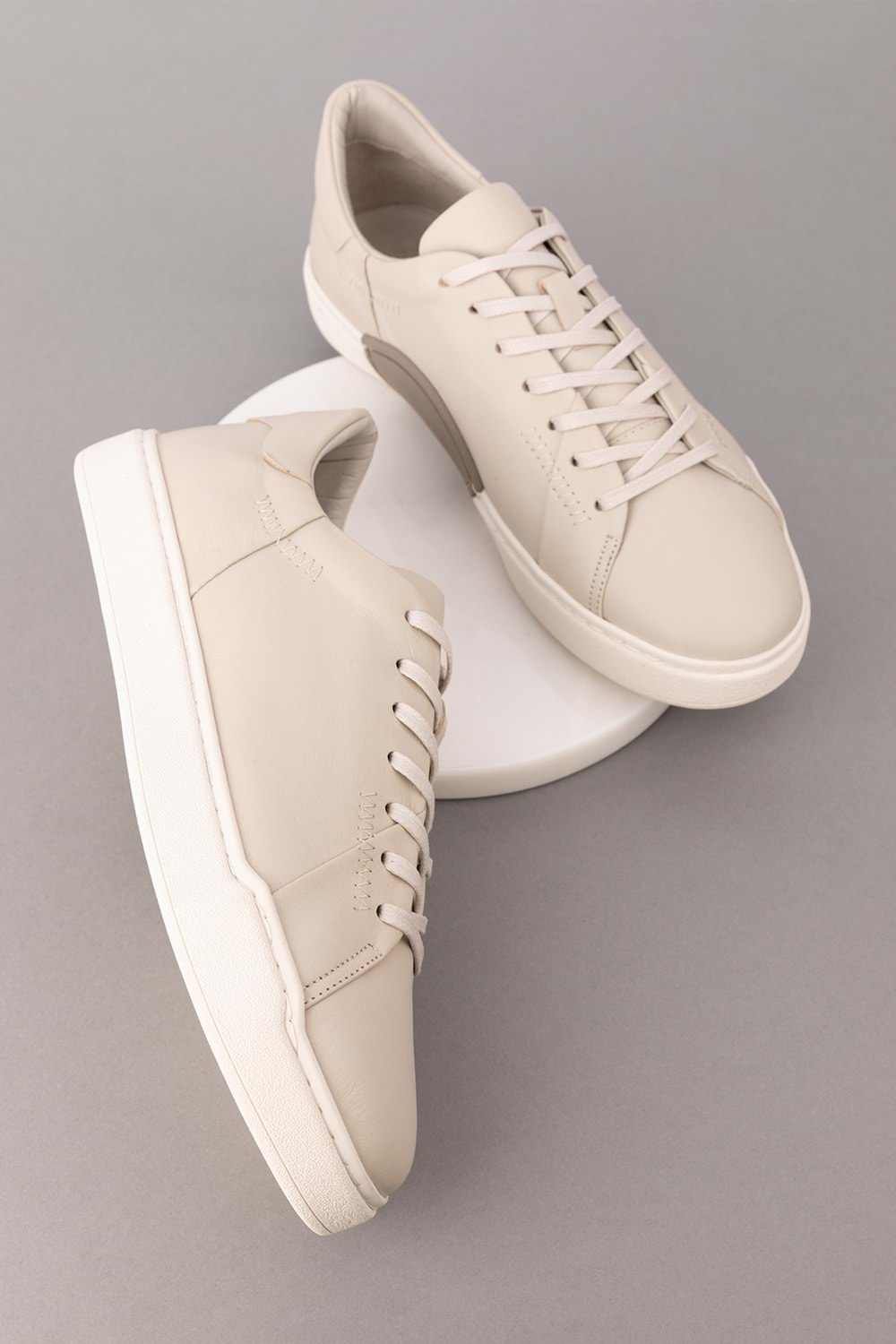 Gondol Erkek Içi Dışı Hakiki Deri Günlük Rahat Ayakkabı tnl.7080 - Gri - 42