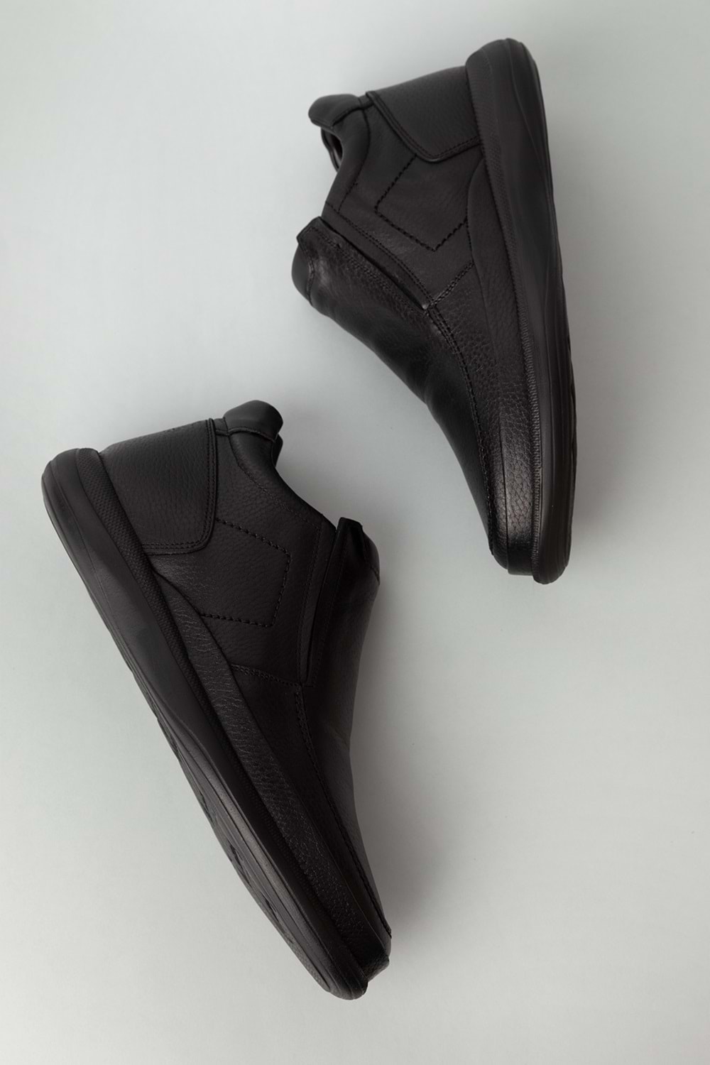 Gondol Erkek Hakiki Deri Hafif Faylon Taban Günlük Bot src.707 - Siyah - 42