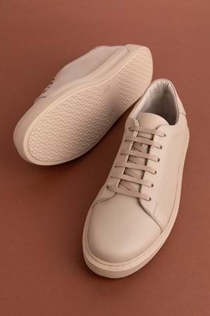 Gondol Hakiki Deri Rahat Günlük Ayakkabı pkr.909 - Vizon - 38