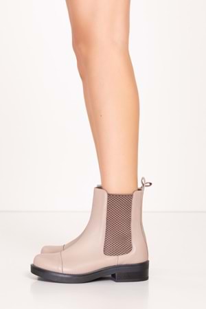 Gondol Hakiki Deri Lastikli Çekme Bot bel.1682 - Bej - 37