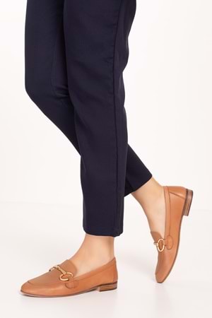 Gondol Hakiki Deri Klasik Loafer alpx.430 - Taba - 36