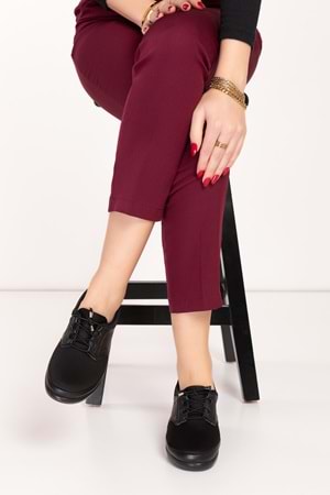 Gondol Comfort Bolle Ortopedik Deri Strech Ayakkabı at.4206 - Siyah - 37