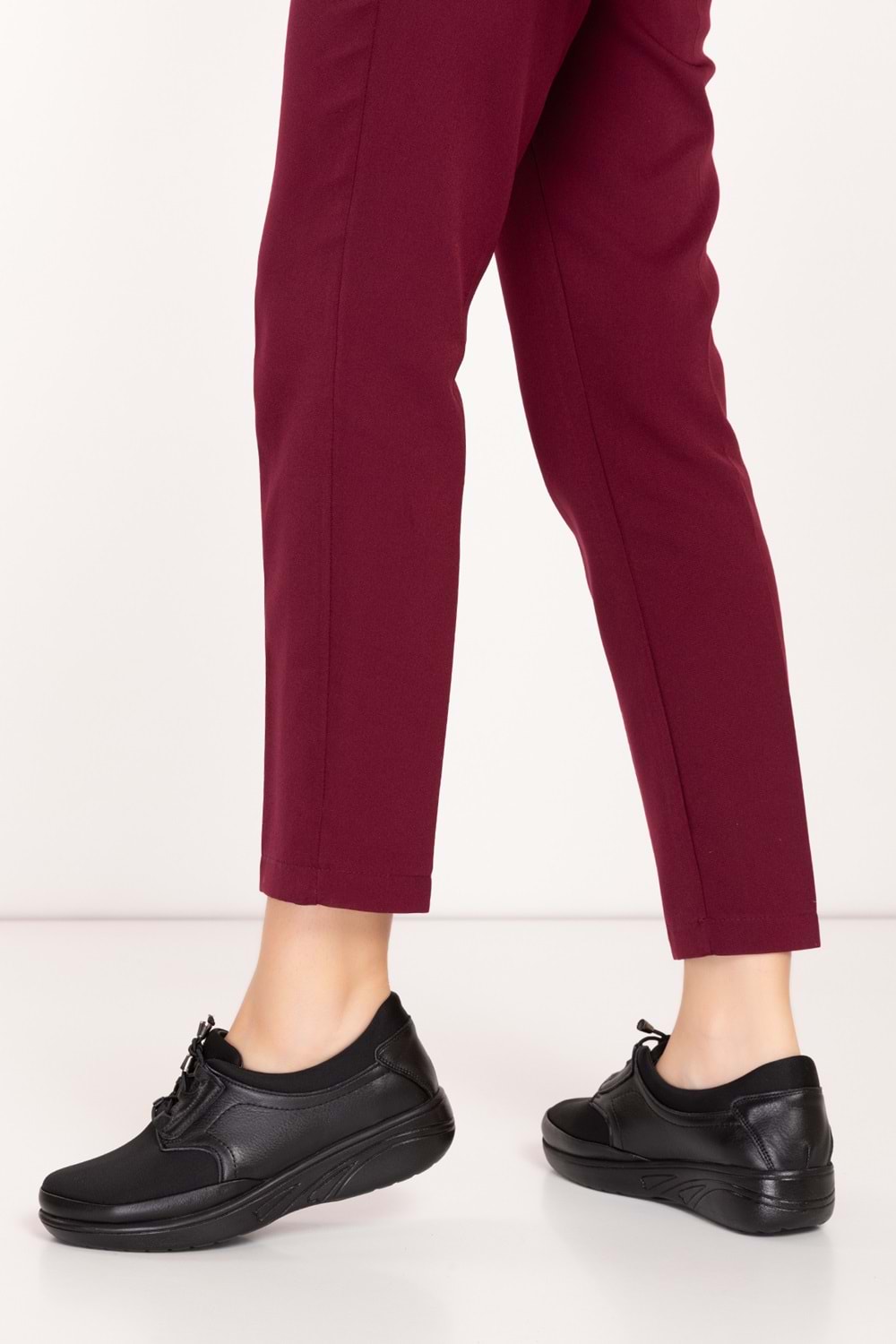 Gondol Comfort Bolle Ortopedik Deri Strech Ayakkabı at.4206 - Siyah - 37