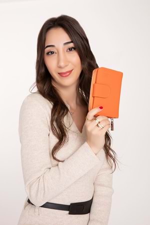 Gondol Hmx Polo Günlük Kullanışlı El Cüzdanı Hmx.250 - Turuncu - TEK EBAT