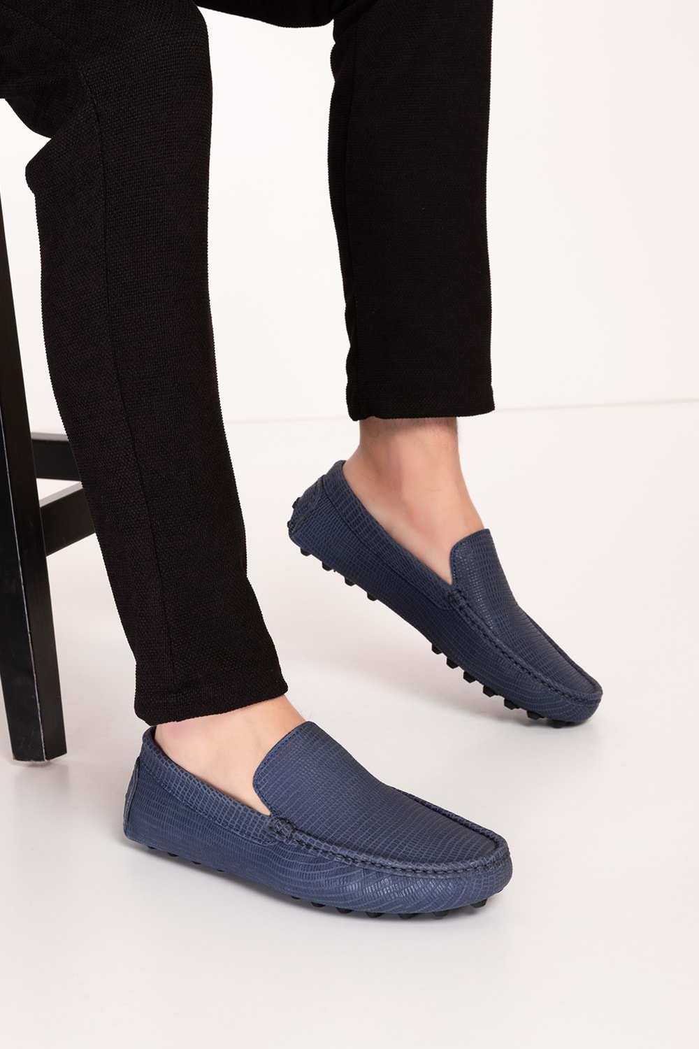 Gondol Erkek Hakiki Deri Esnek Taban Yazlık Loafer Ayakkabı tx.13880