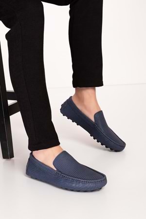 Gondol Erkek Hakiki Deri Esnek Taban Yazlık Loafer Ayakkabı tx.13880