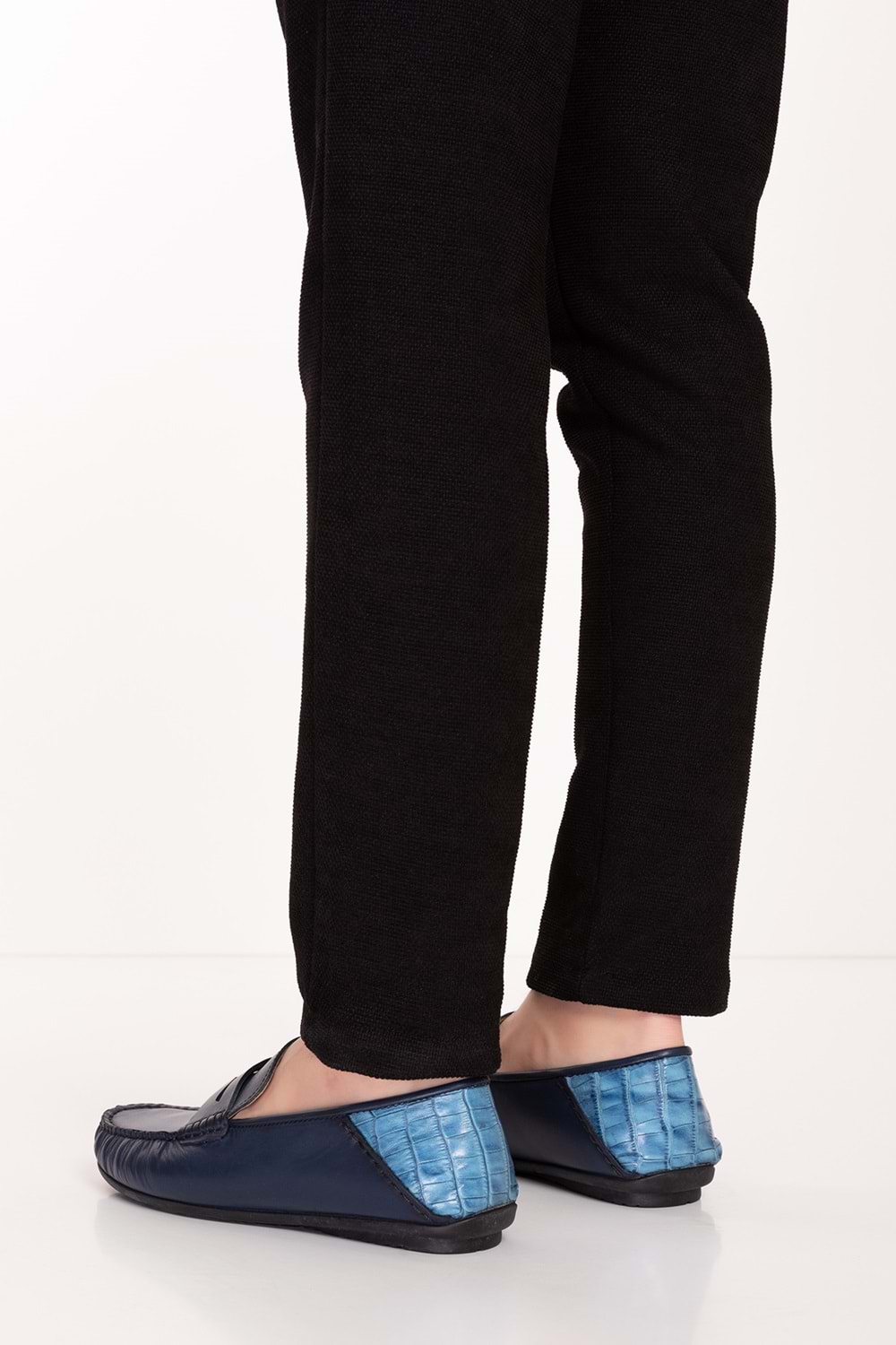 Gondol Erkek Hakiki Deri Hafif Taban Loafer Ayakkabı tx.13023 - Lacivert - 40