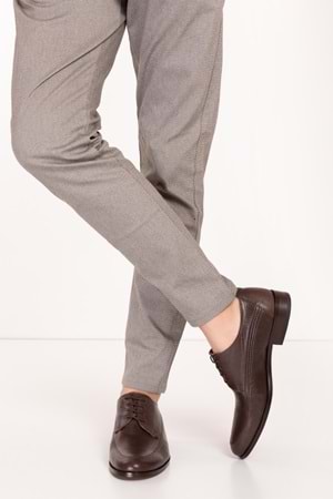 Gondol Erkek Hakiki Deri Kösele Taban Klasik Ayakkabı tx.8520