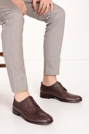 Gondol Erkek Hakiki Deri Kösele Taban Klasik Ayakkabı tx.8520