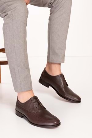 Gondol Erkek Hakiki Deri Kösele Taban Klasik Ayakkabı tx.8520