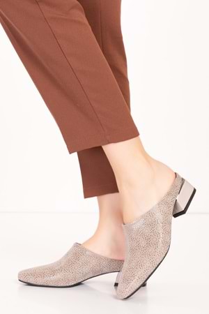 Gondol Hakiki Deri Şık Rahat Sabo Gondol Terlik vdt.16 - Taş - 40