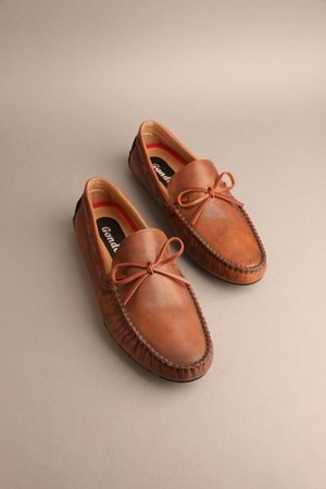 Gondol Erkek Hakiki Deri Klasik Loafer Kahverengi 41 ttx.233