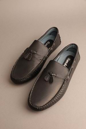 Gondol Erkek Hakiki Deri Klasik Loafer Siyah 41 ttx.269