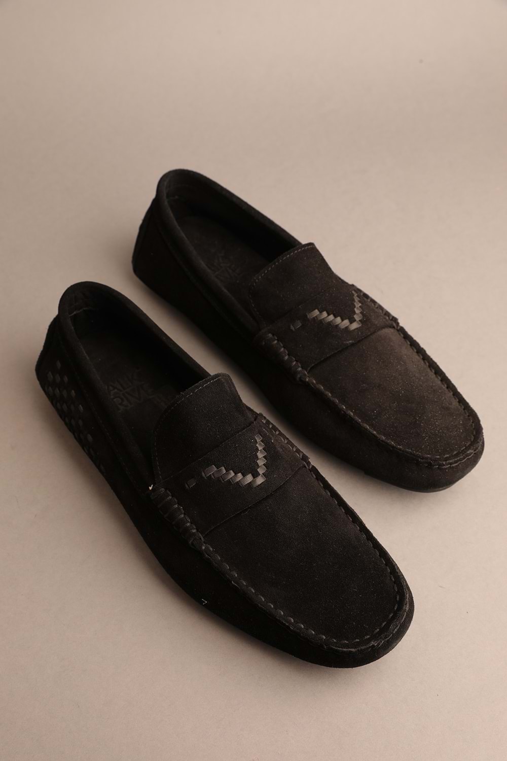 Gondol Erkek Hakiki Deri Klasik Loafer Siyah Süet 41 ttx.270
