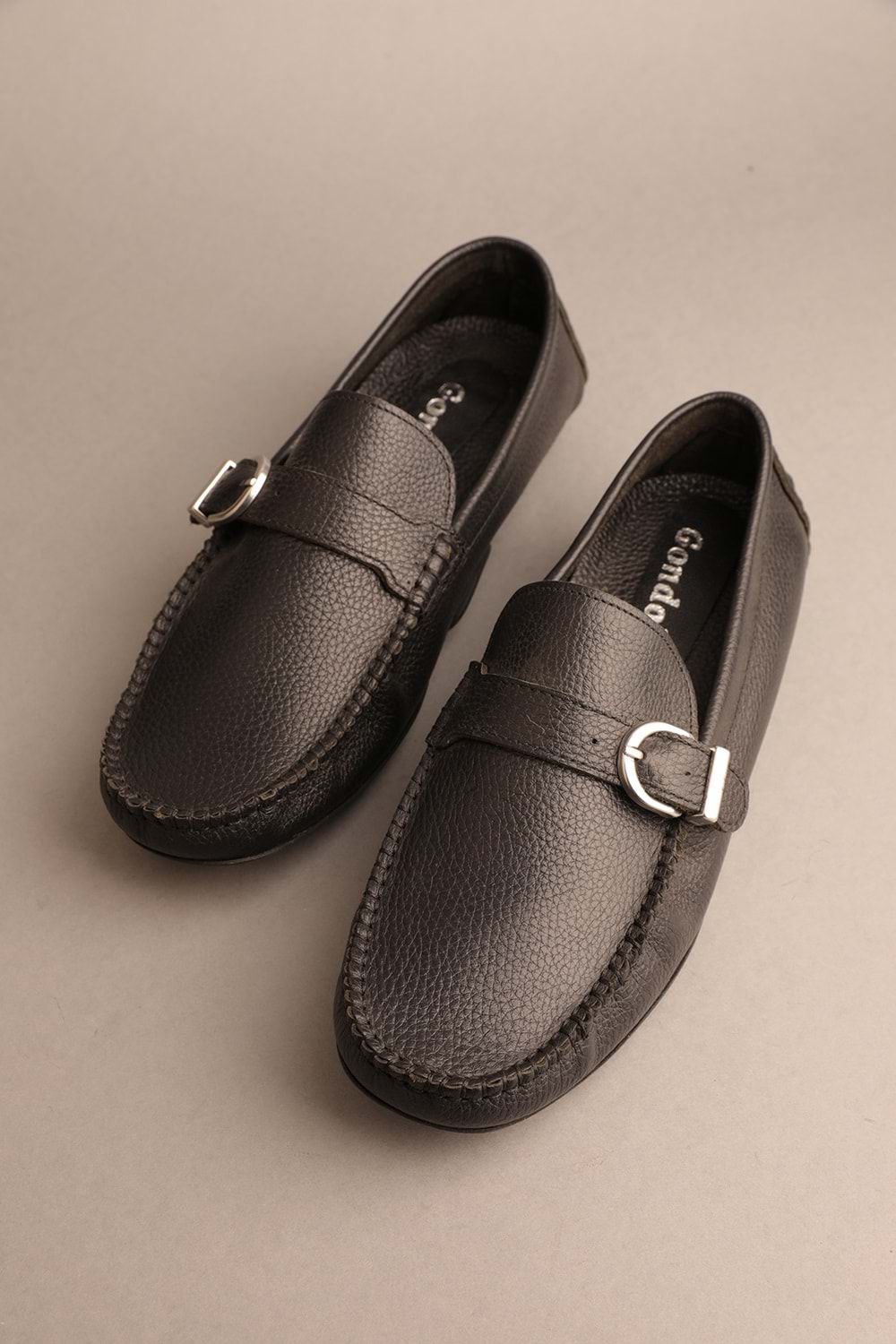 Gondol Erkek Hakiki Deri Klasik Loafer Siyah 41 ttx.20113