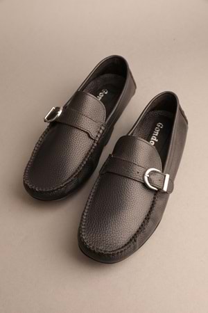 Gondol Erkek Hakiki Deri Klasik Loafer Siyah 41 ttx.20113