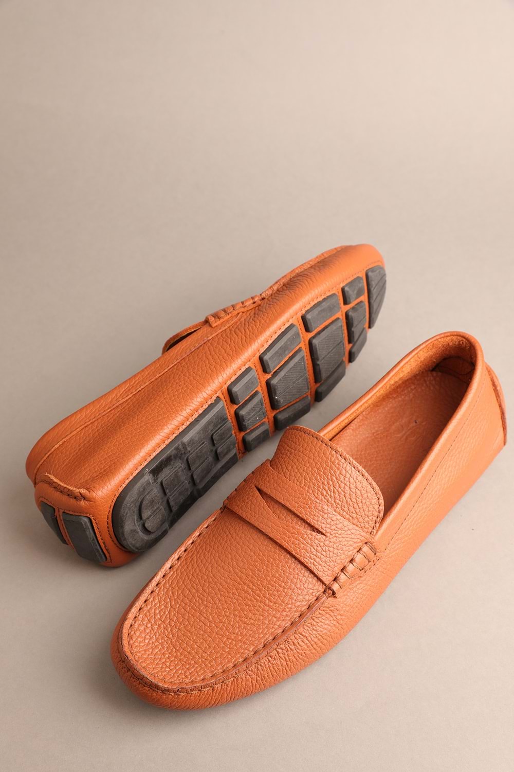 Gondol Erkek Hakiki Deri Klasik Loafer Taba 42 ttx.20130