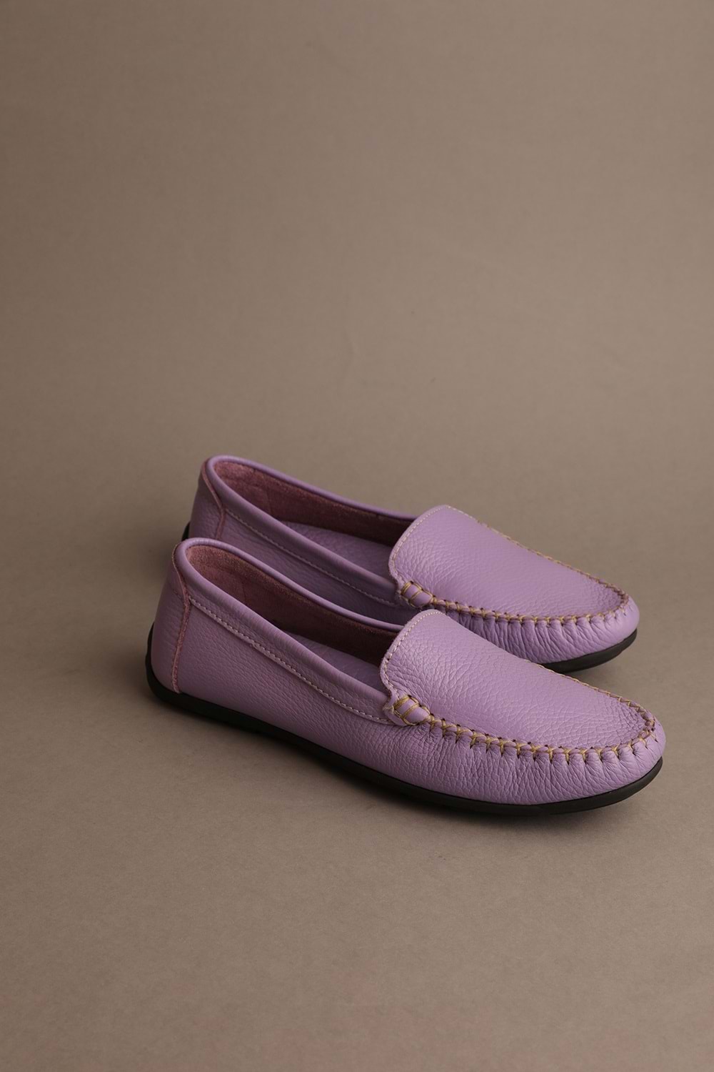 Gondol Kadın Hakiki Deri Klasik Loafer Lila 37 ttx.713