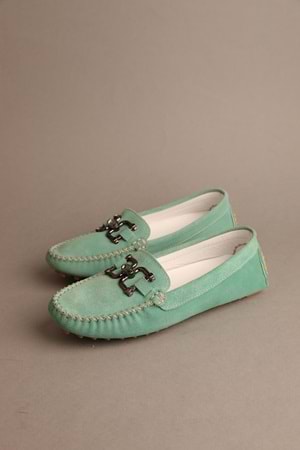 Gondol Kadın Hakiki Deri Klasik Loafer Su Yeşili 37 ttx.719