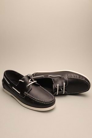 Gondol Erkek Hakiki Deri Klasik Loafer Siyah 42 ttx.644