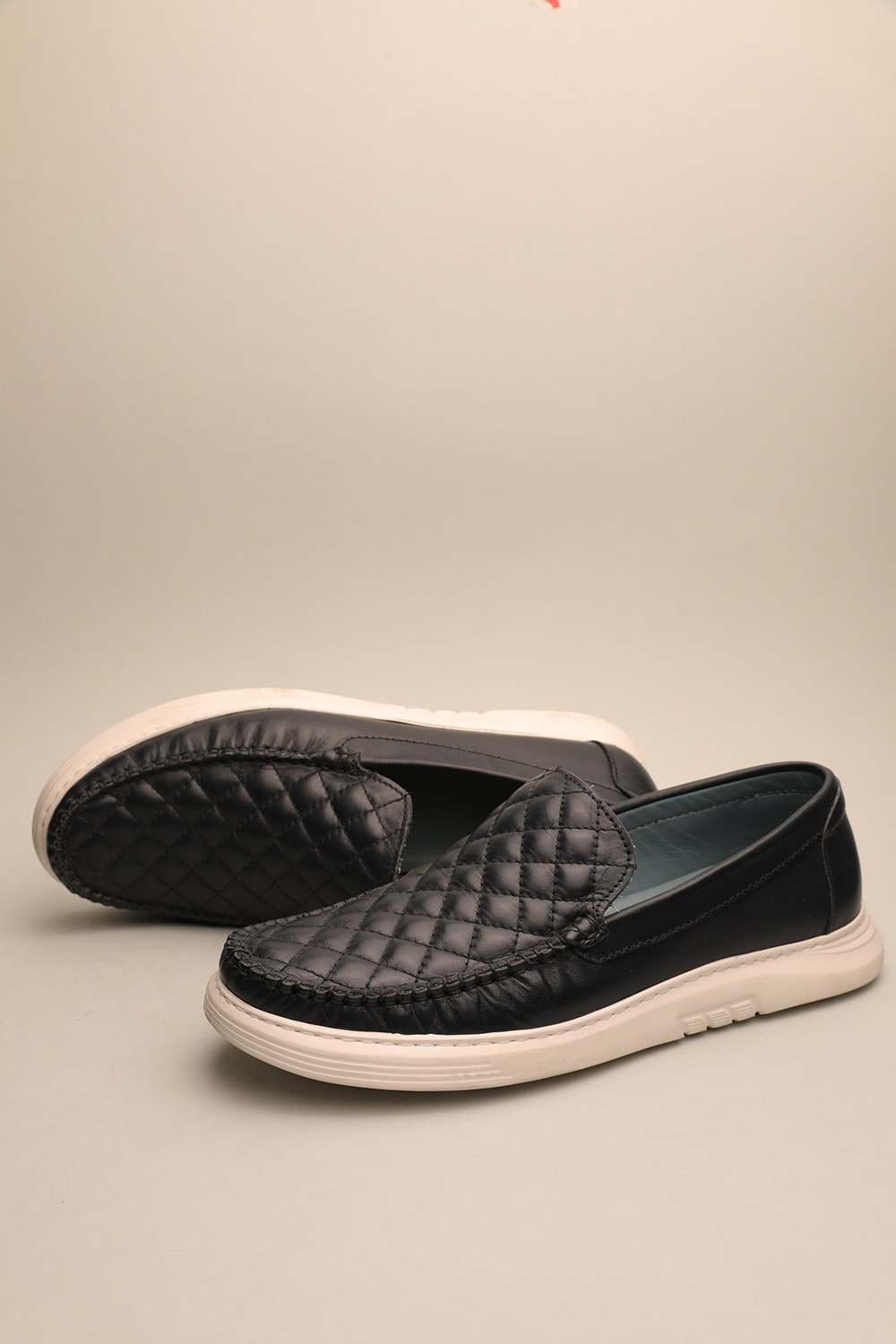 Gondol Erkek Hakiki Deri Klasik Loafer Lacivert 44 ttx.665