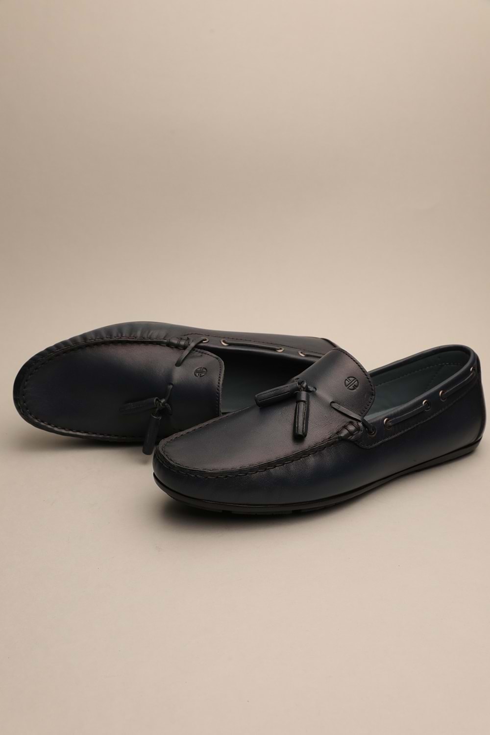 Gondol Erkek Hakiki Deri Klasik Loafer Lacivert 41 ttx.684