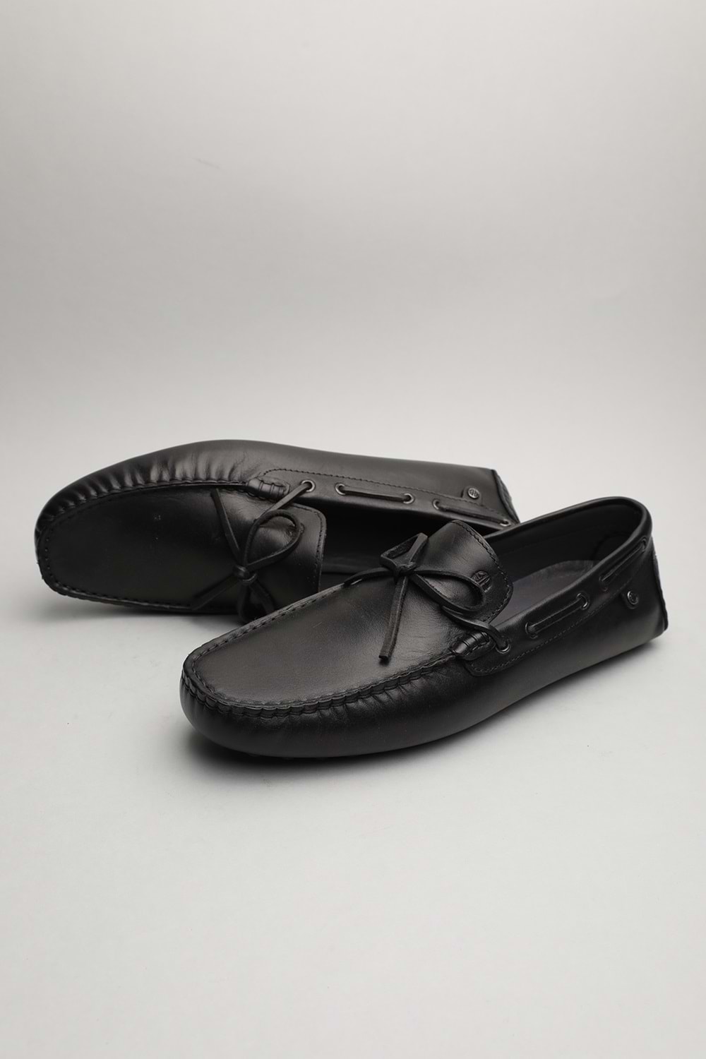 Gondol Erkek Hakiki Deri Klasik Loafer Siyah 42 ttx.60114